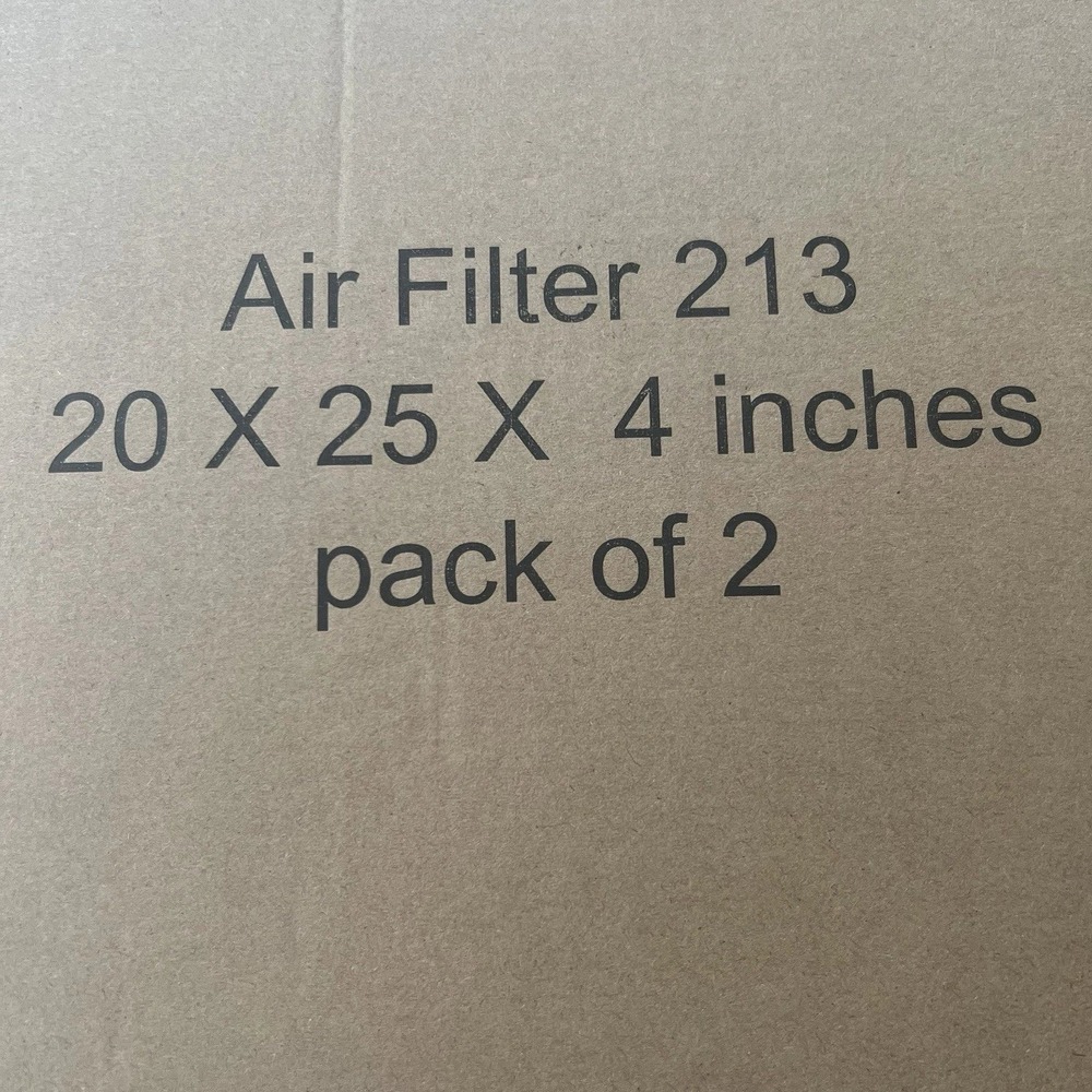 Air Defiltro Air Filter 213 20" X 25" X 4" pack of 2 Whole House MERV-13 Filter